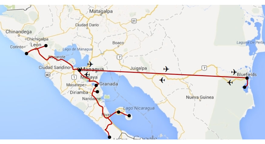 Rural Life and Solidarity Map Tours in Nicaragua